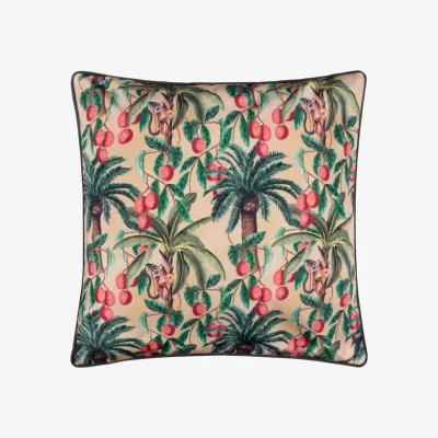 Dunelm Monkey Palm Monkeys Outdoor Square Cushion