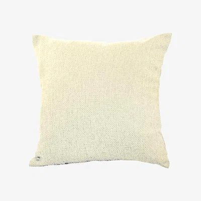 Dunelm Barkweave Square Cushion Natural (Cream)