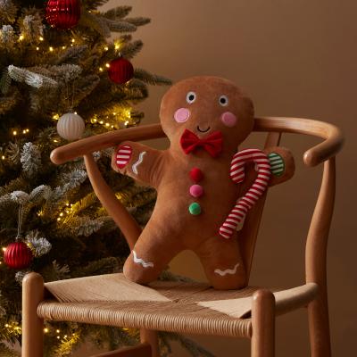 Dunelm Gingerbread Cushion Brown