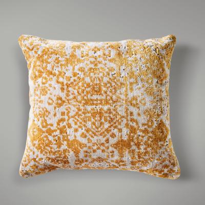 Dunelm Opulent Velvet Cushion Gold Gold/White
