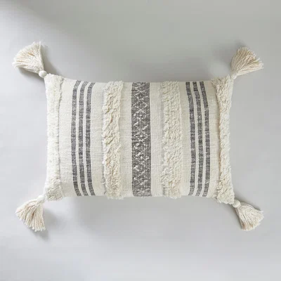 Dunelm Samara Stripe Cushion Cover Natural