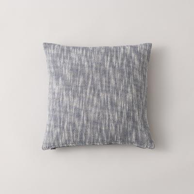 Dunelm Denim Woven Cushion Blue