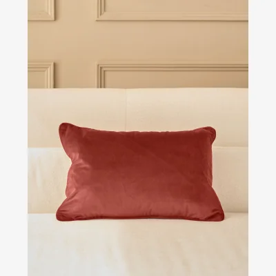 Danetti Luca toffee red rectangle cushion
