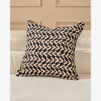 Danetti Teela black patterned large cushion