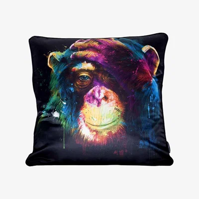 Furniture Village Multi Monkey Cushion