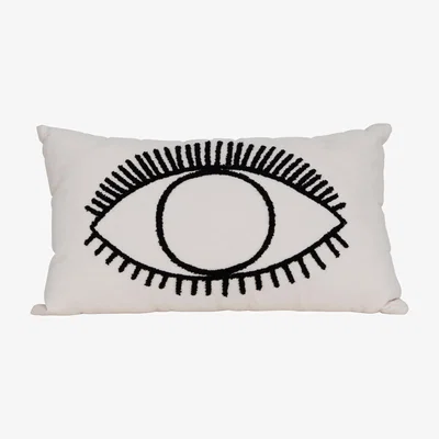 Furniture Village Eye Embroidered Cushion