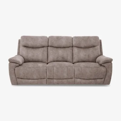 Furniture Village Sloane 3 Seater 3 Cushion Fabric Sofa - Marble Charcoal Grey - Sofas and Armchairs