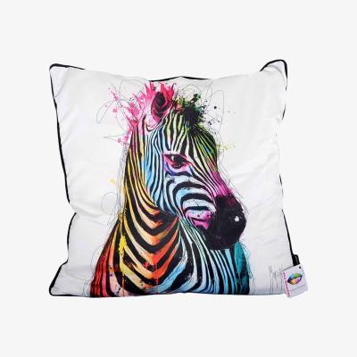 Furniture Village Multi Zebra Cushion