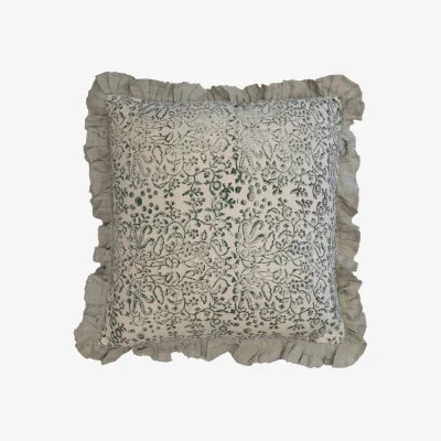 French Bedroom Countryside Charm Ruffle Cushion