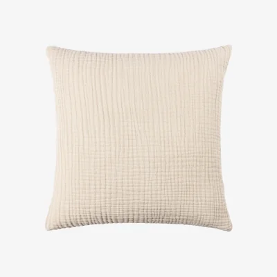 French Bedroom Apricity Oatmeal Crinkle Cushion