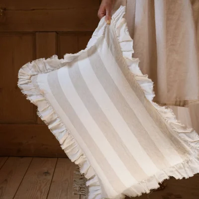 French Bedroom Brighton Pavilion Boudoir Cushion in Oat