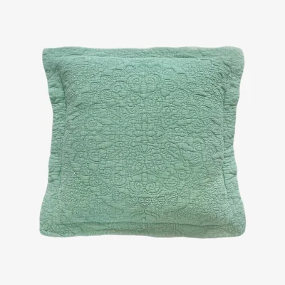 French Bedroom Sage Green Embroidered Cushion