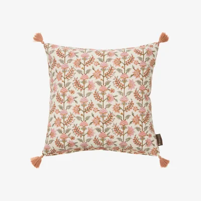 French Bedroom Large Gita Cushion in Melon Sorbet