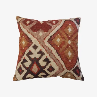 French Bedroom Rustica Kilim Ikat Cushion (Medium)