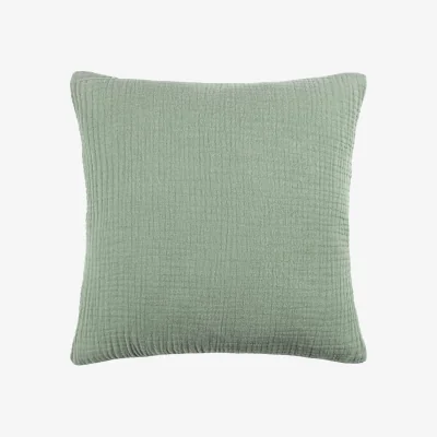 French Bedroom Morning Lark Cushion, in Sage Green