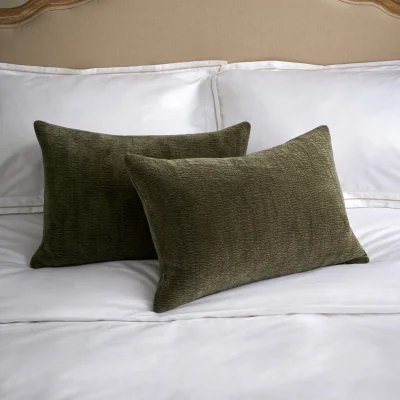 Feather & Black OSAKA 40X60 FEATHER CUSHION KHAKI, Khaki