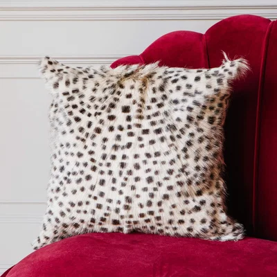 Graham & Green Leopard Print Cushion