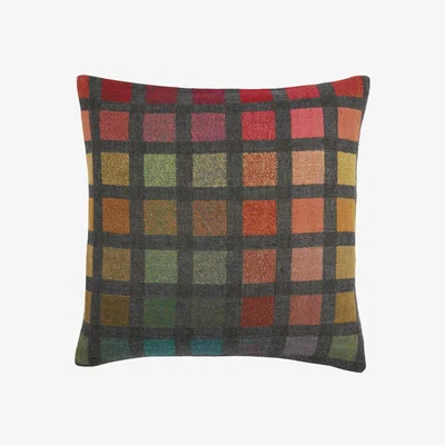 Habitat Habitat Esther Wool & Silk Cushion Cover - Multicoloured