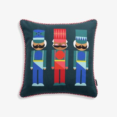 Habitat Habitat Christmas Nutcracker Cushion -Multicoloured -43x43cm