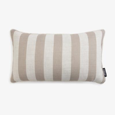 Habitat Habitat Striped Cushion - Coffee Cream - 30x50cm