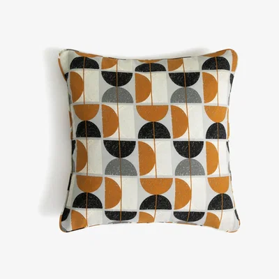 Habitat Habitat Retro Geo Printed Cushion Cover- Multi - 43x43cm