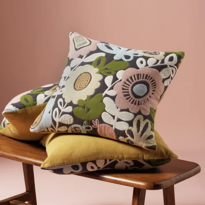 Habitat Habitat x Scion Kukkia Woven Cushion - 50x50cm