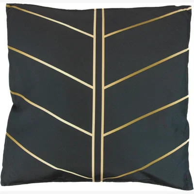 Habitat Streetwize Gold Palm Printed Outdoor Cushion - Pack of 4