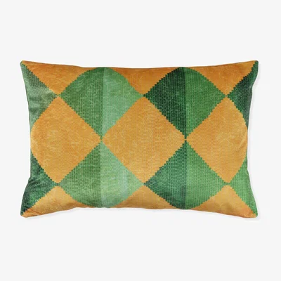 Heal's Amechi Kirdi Cappa Velvet Cushion 35 x 50cm - Heal's UK Furniture