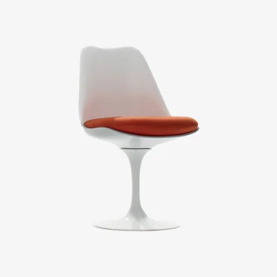 Heal's Knoll Saarinen Tulip Chair with Seat Cushion in Tonus 130