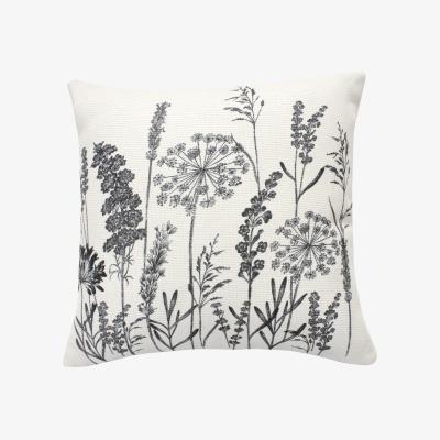 Homebase Floral Outdoor Cushion - Cream