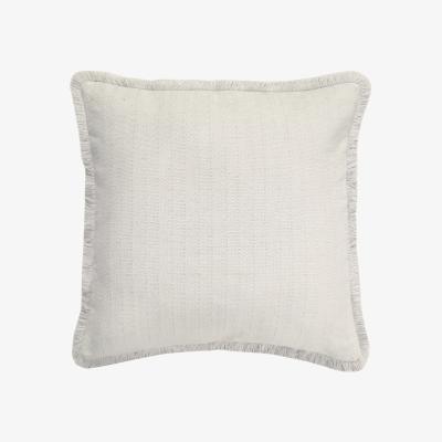 Homebase Woven Stonewashed Cushion - Natural