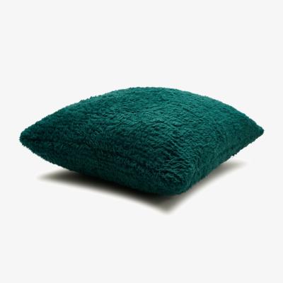 Homebase Snuggle Cushion - Emerald - 43x43cm