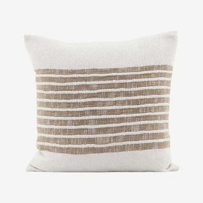 IO Living Kitty Cushion Cover Caramel Stripe