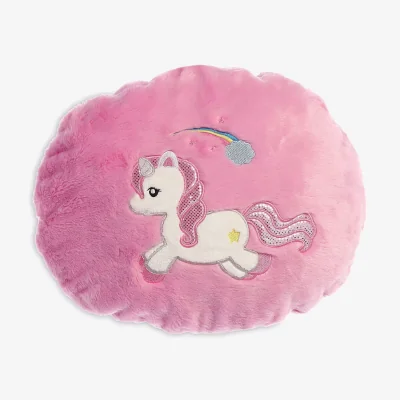 John Lewis Aurora World Sparkle Tales Dahlia Dragon Reversible Cushion Plush Soft Toy