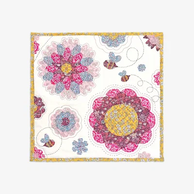 John Lewis Alice Caroline Flower Power Liberty Fabric Tana Lawn® Cushion Sewing Kit