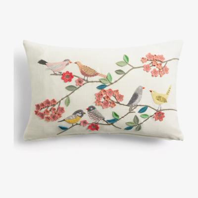 John Lewis John Lewis & Partners Country Birds Cushion, Multi