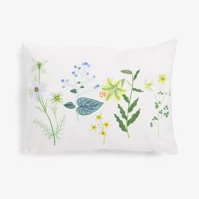 John Lewis John Lewis Botany Cushion, White/Multi