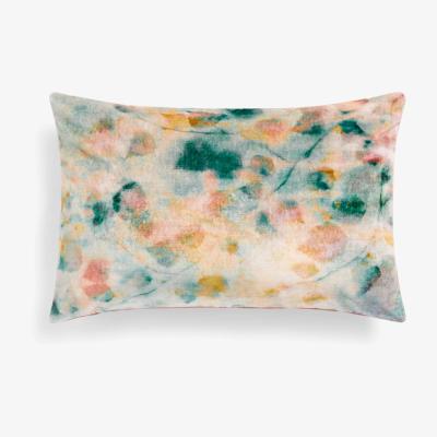 John Lewis John Lewis & Partners Birch Velvet Cushion, Multi