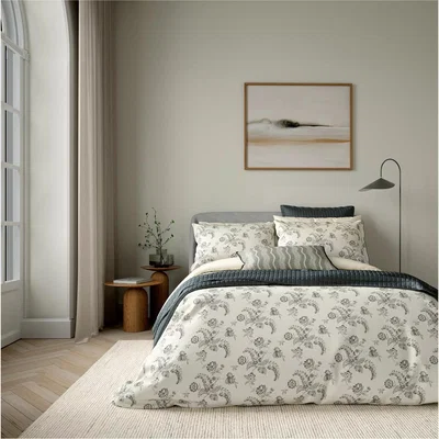 John Lewis Bedeck of Belfast Ariane Cushion, Charcoal Grey