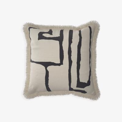 John Lewis John Lewis Fusion Primitive Print Garden Cushion, 50 x 50cm