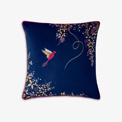 John Lewis Sara Miller Hummingbird Cushion, Navy