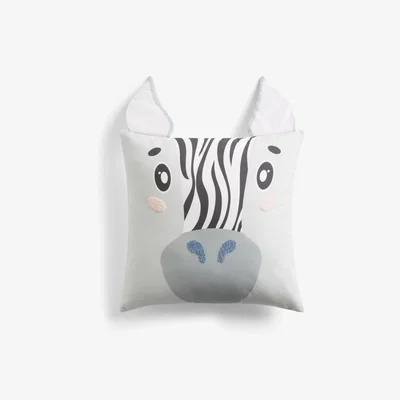 John Lewis little home at John Lewis Zebra Cushion, Multi