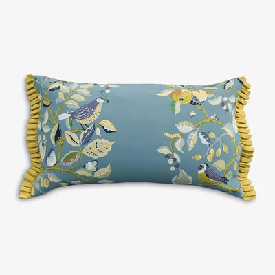 John Lewis Sanderson National Trust Kingfisher Cushion, Azure