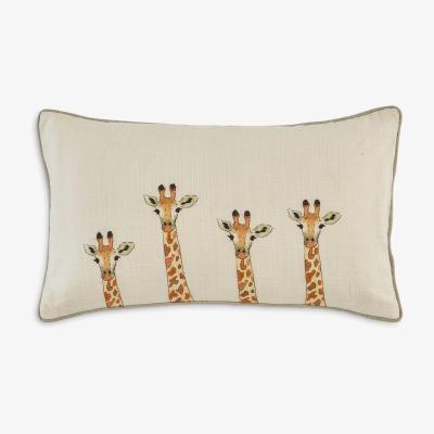 John Lewis Sophie Allport Giraffe Cushion, Natural