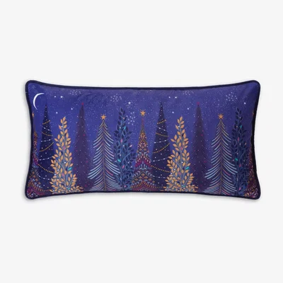 John Lewis Sara Miller Wonderland Cushion, Blue