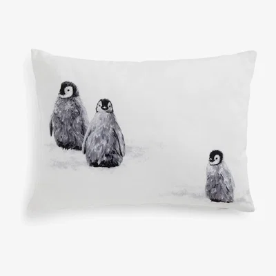 John Lewis John Lewis & Partners Penguin Cushion, White