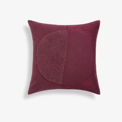 John Lewis John Lewis Segment Cushion, Damson