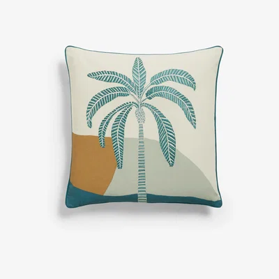 John Lewis John Lewis ANYDAY Desert Palm Cushion, Fjord
