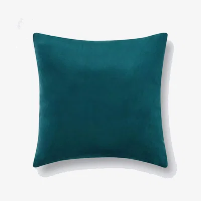 John Lewis John Lewis ANYDAY Square Velvet Cushion, Petrol