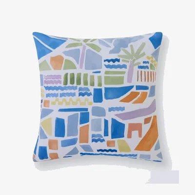 John Lewis John Lewis Stacked Indoor/Outdoor Cushion, Multi